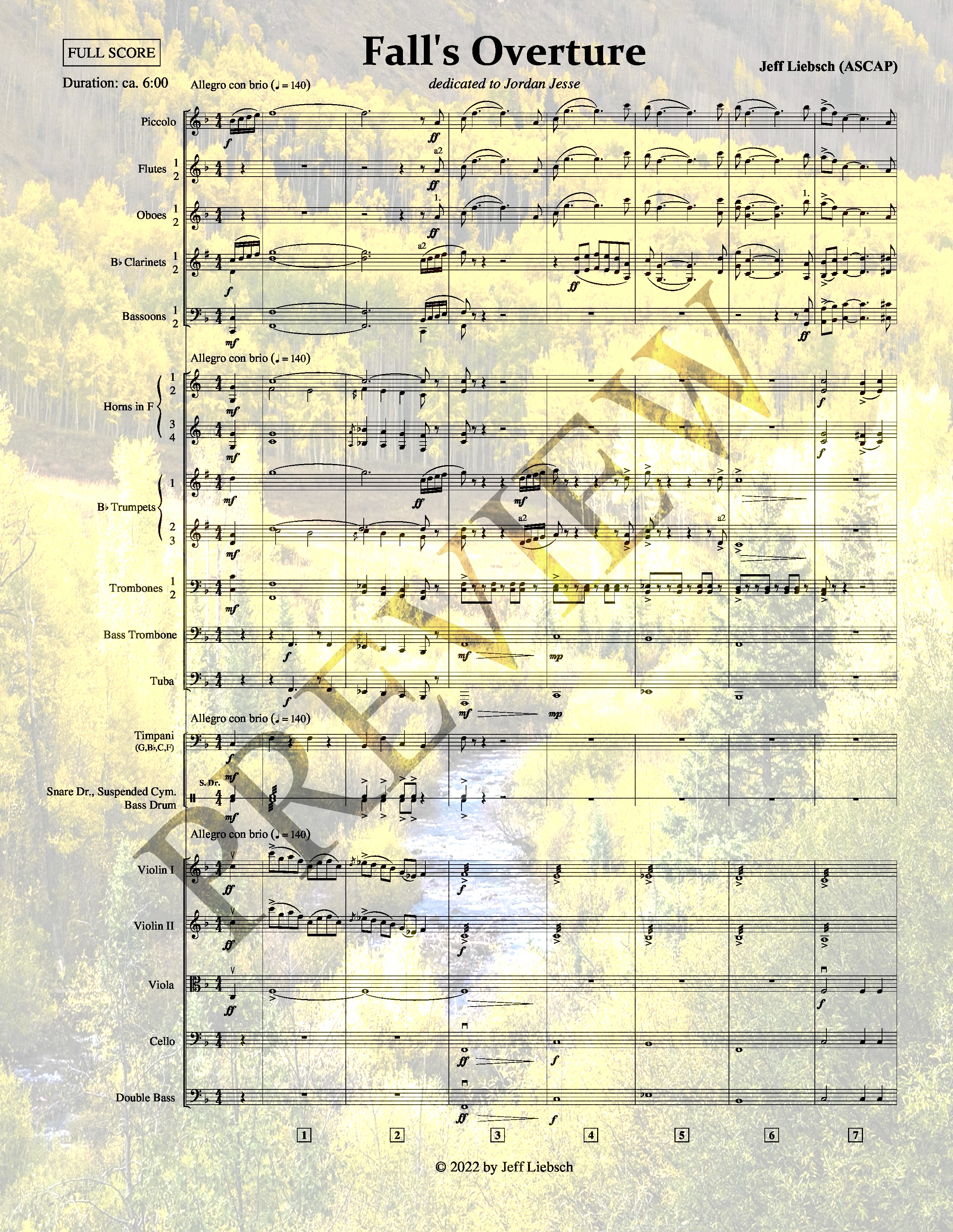 Fall's Overture (Full Orchestra)